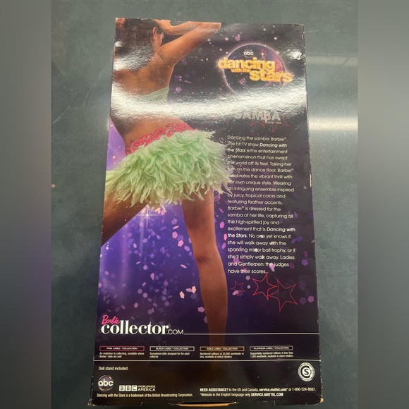 NRFB!! Dancing With The Stars Samba Barbie!!! - Picture 7 of 9